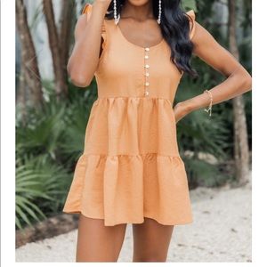 Orange Romper